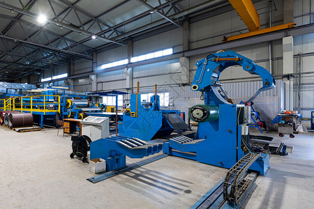 金属屋顶 现代仓库建筑的优选背景